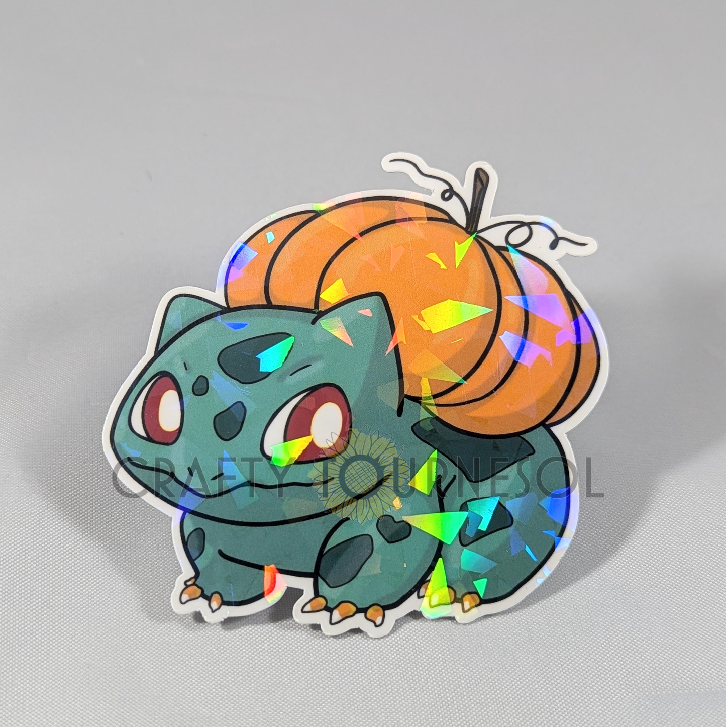 Bulbasaur Halloween Editions 3" Holographic Vinyl Sticker