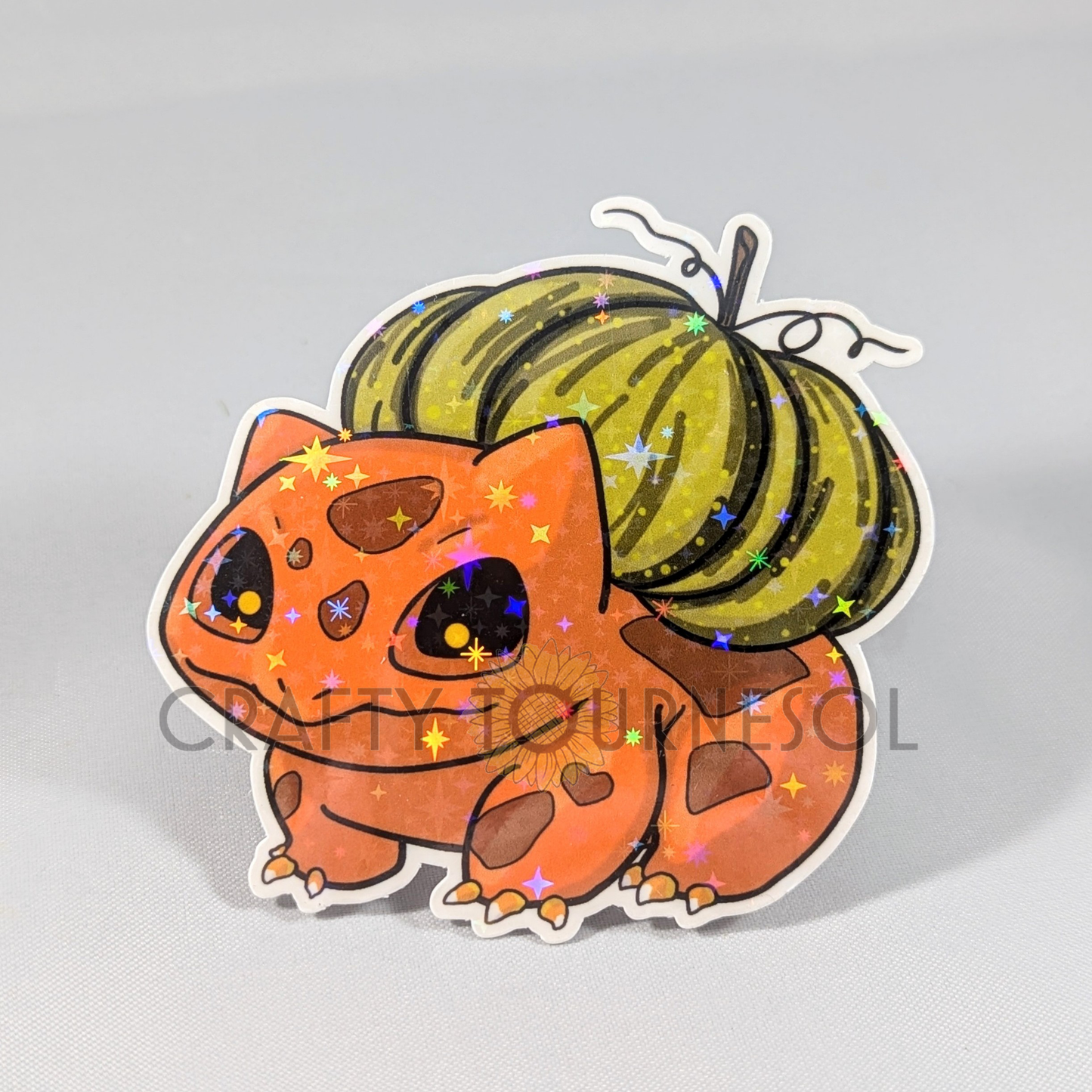 Bulbasaur Halloween Editions 3" Holographic Vinyl Sticker