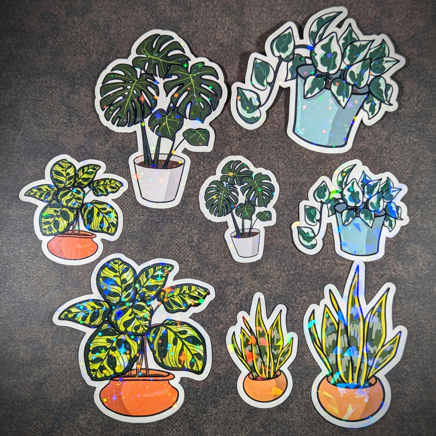 Houseplant Classic & Holographic Sticker