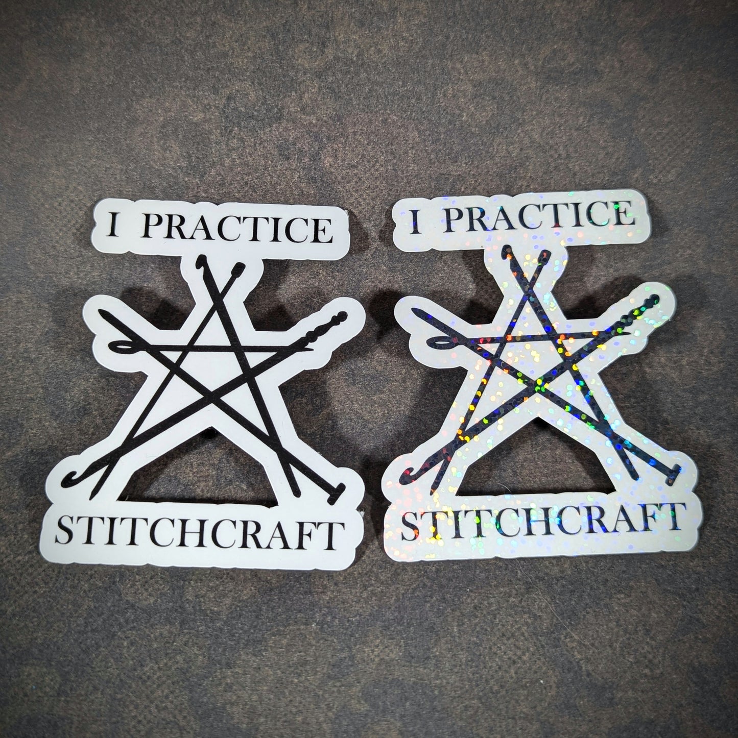 I Practice Stitch-Craft Vinyl Sticker