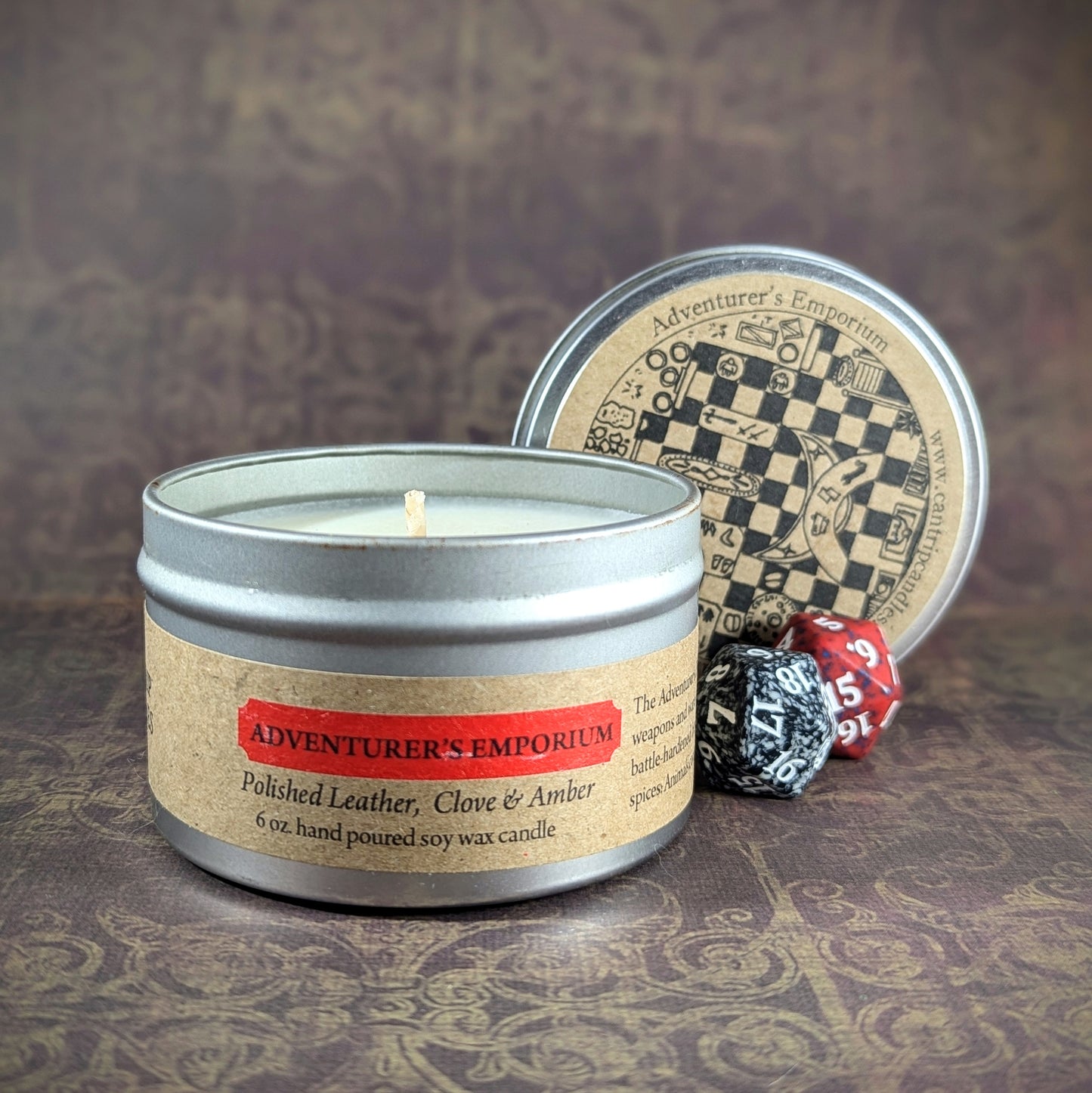 Cantrip Candles - 6oz Tin Soy Wax Candles