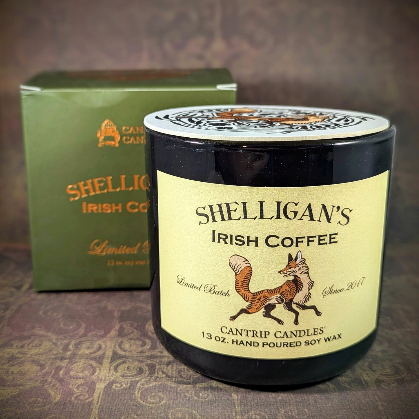 Cantrip Candles - 13oz Jar Shelligan's Irish Coffee Soy Wax Candle