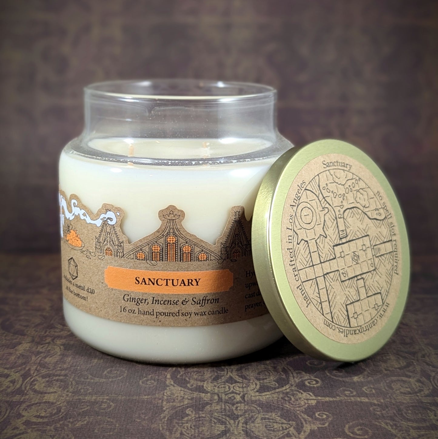 Cantrip Candles - 16oz Glass Jar Soy Wax Candles