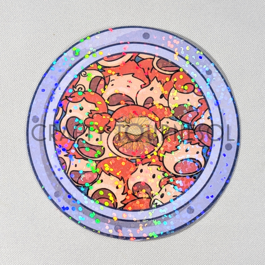 Little Sisters Ponyo 3" Holographic Vinyl Sticker